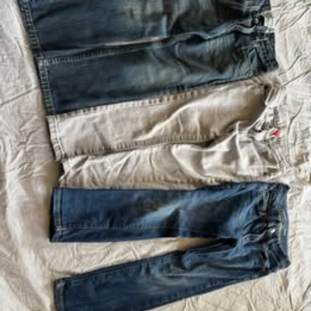 Lot of three boys size six jeans